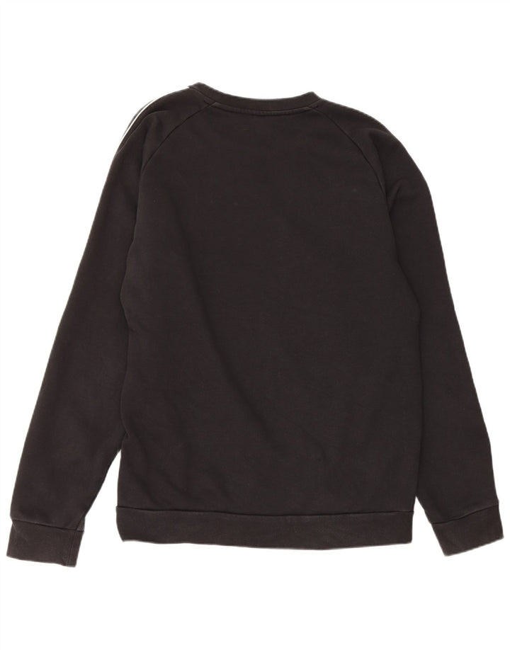 ADIDAS muški džemperi srednji crni pamuk