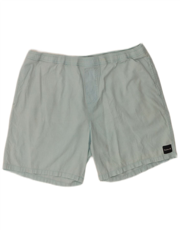 Hurley Mens Chino kratke hlače Large W36 plavi pamuk