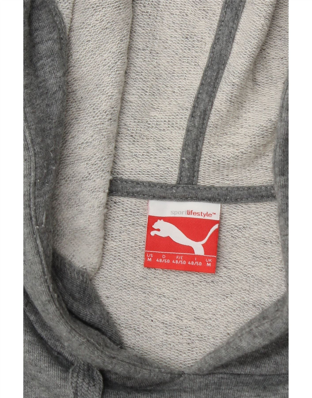 PUMA muška majica s kapuljačom s kapuljačom srednje sive boje