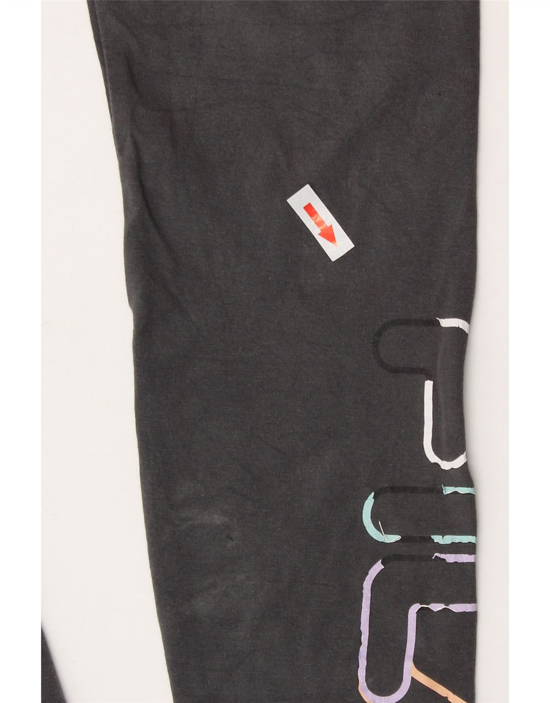 Fila ženske grafičke tajice UK 10 male sive pamučne