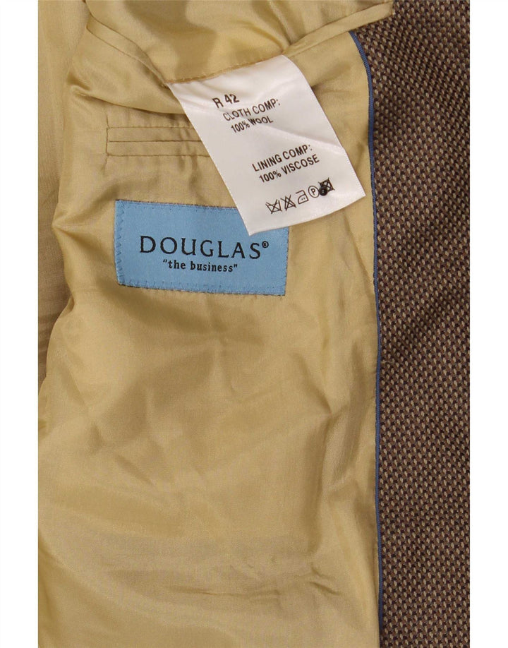 Douglas muška jakna sa 3 gumba UK 42 XL smeđa vuna