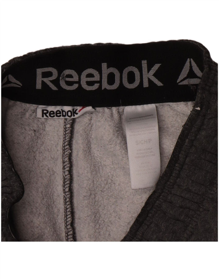 Reebok muške kratke sportske kratke hlače s grafičkim motivima male sive pamučne boje