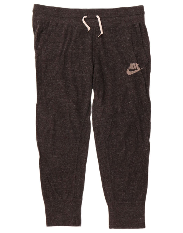 Nike Ženske Capri Trenirke Hlače Joggers UK 14 Srednje sive Flecked