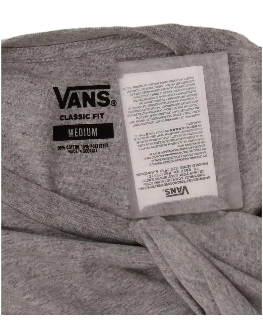 VANS muška klasična majica kratkih rukava, srednje sivi flekasti pamuk