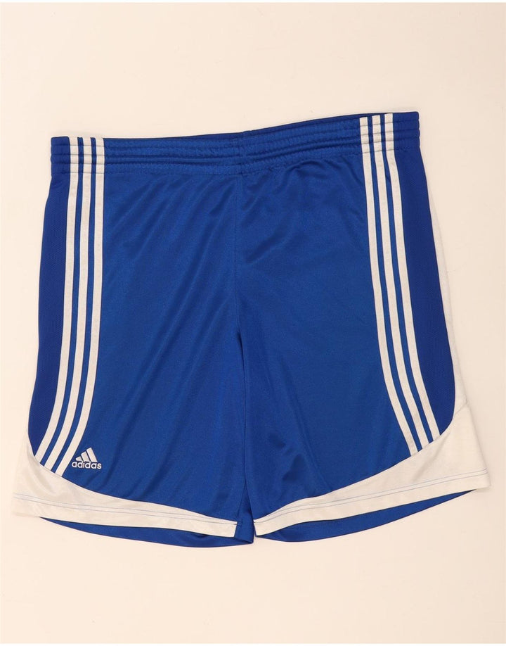 Adidas muške sportske kratke hlače Climalite veliki poliester plave boje