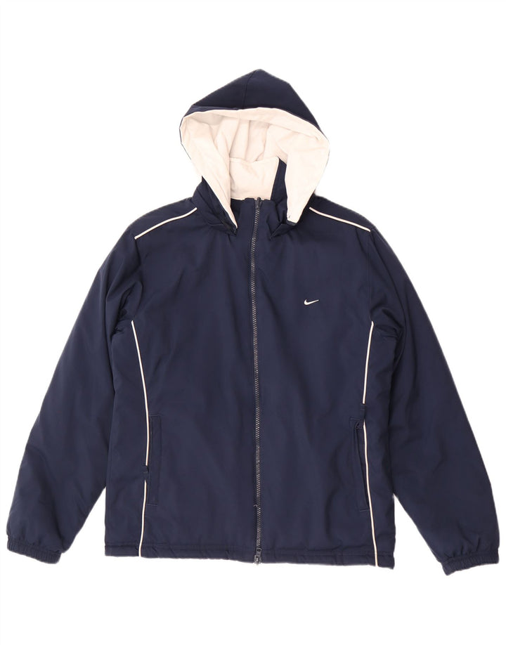Nike ženska jakna s kapuljačom UK 10/12 srednje tamnoplave boje