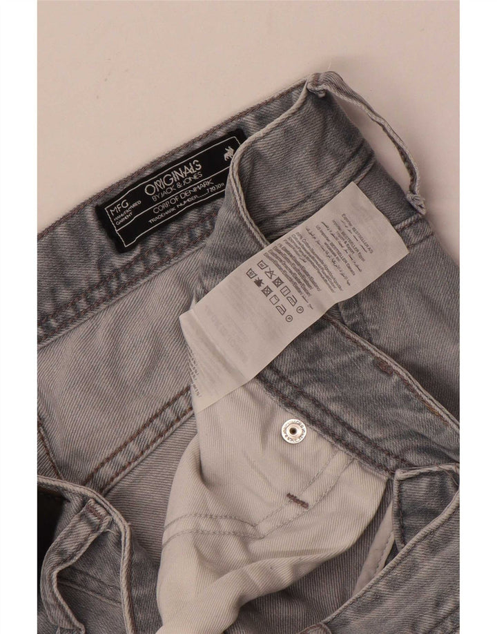Jack & Jones Muške uske traperice Tim W30 L34 Sivi pamuk