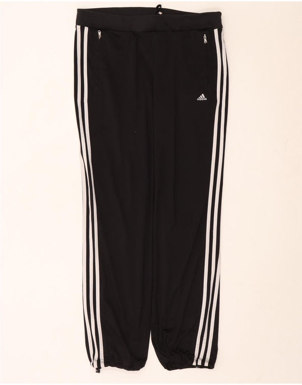 ADIDAS Ženska trenirka Hlače Joggers UK 14 Veliki crni poliester