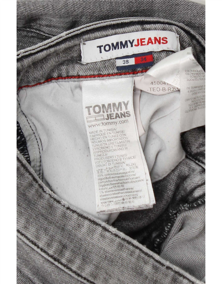 Muške uske traperice Tommy Hilfiger, W38 L34, sivi pamuk