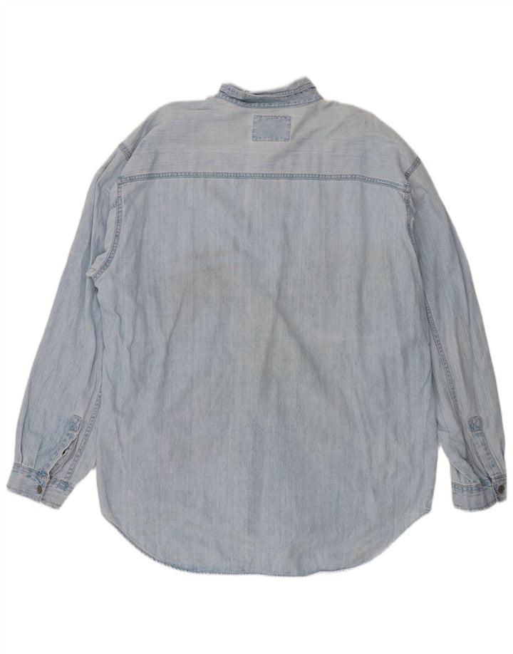 Levi's muška traper košulja XL plavi pamuk