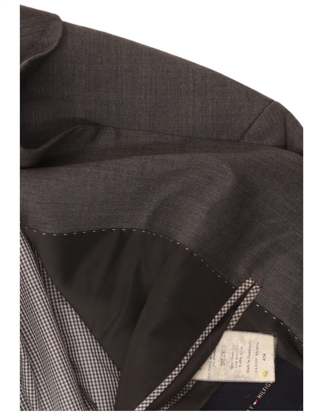 Tommy Hilfiger muška jakna sa 2 gumba UK 42 XL siva vuna