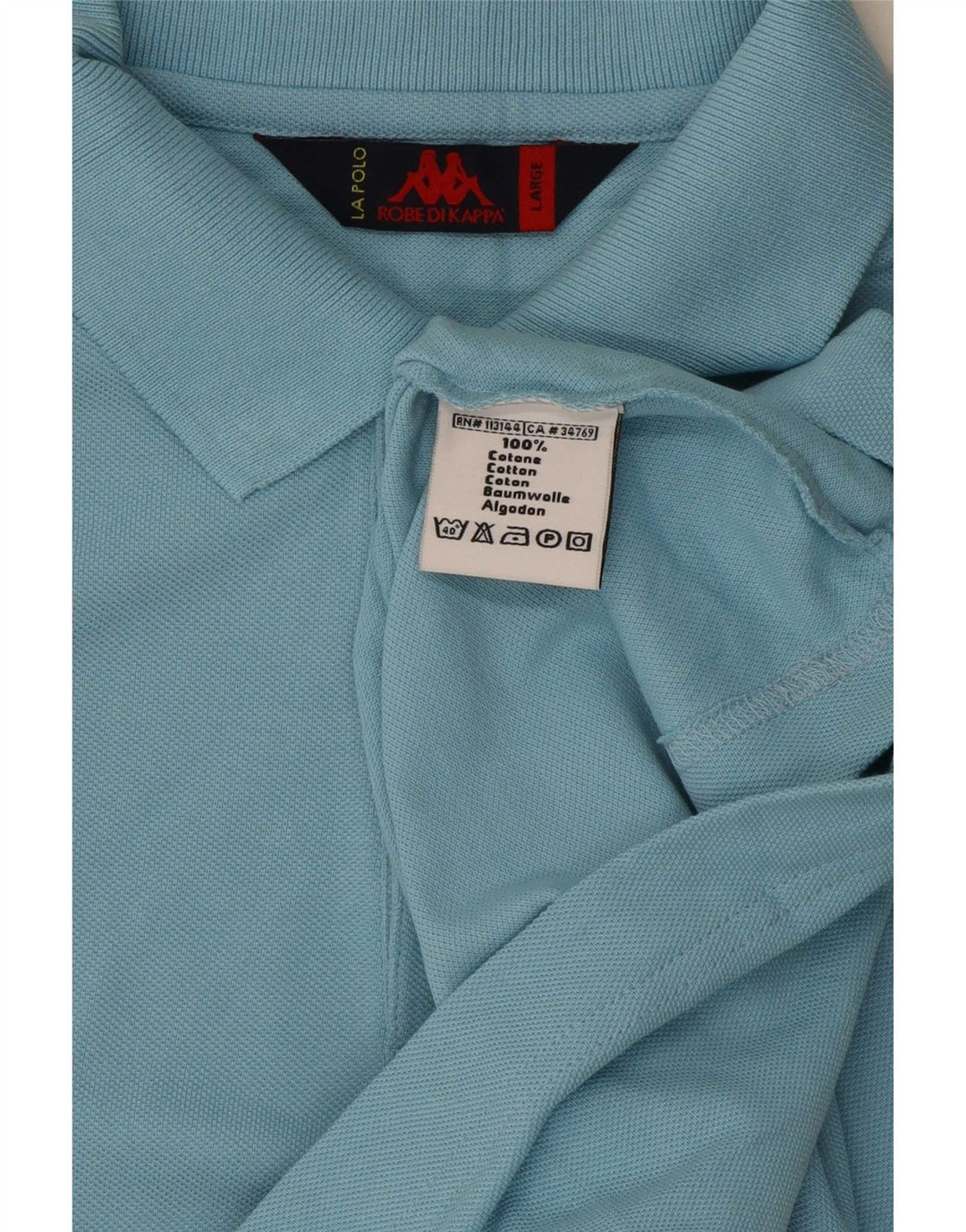 Kappa muška polo majica Large Blue Cotton