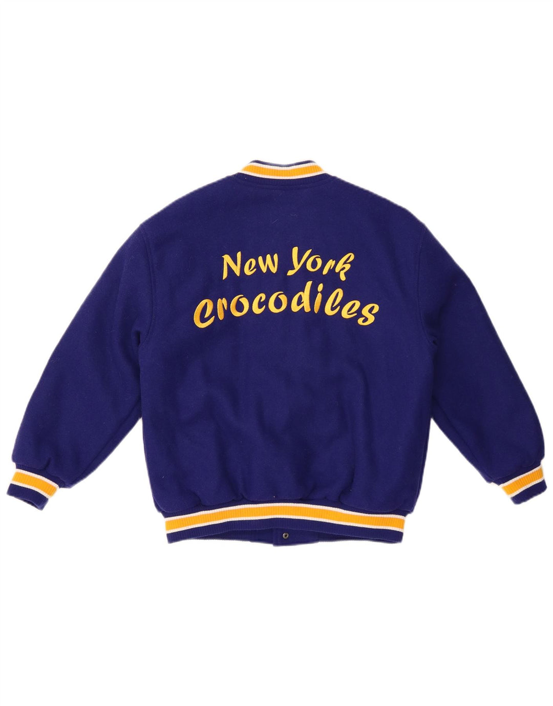 ZARA Girls New York Crocodiles Graphic sveučilišna jakna 9-10 godina tamnoplava