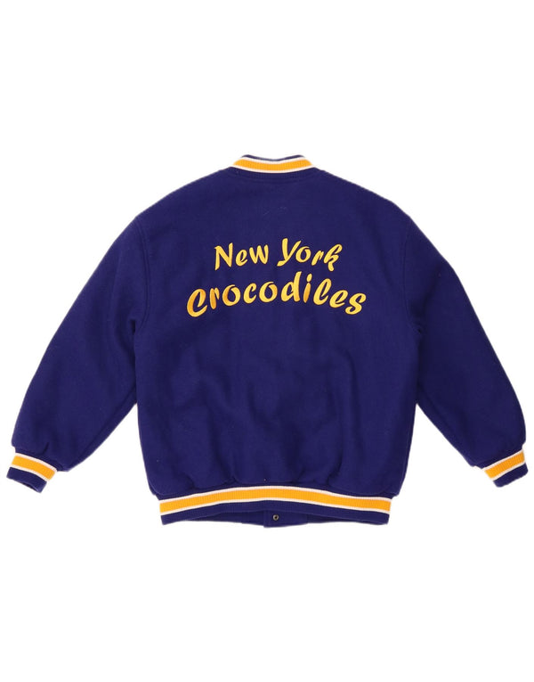 ZARA Girls New York Crocodiles Graphic sveučilišna jakna 9-10 godina tamnoplava