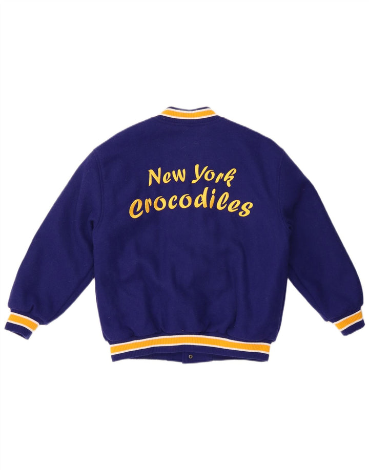ZARA Girls New York Crocodiles Graphic sveučilišna jakna 9-10 godina tamnoplava