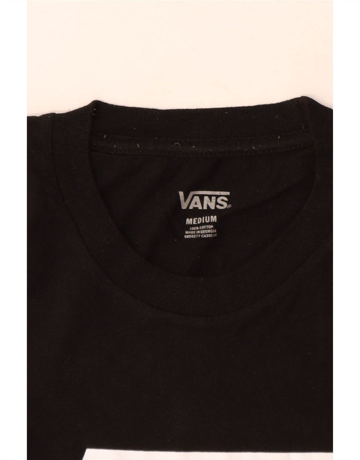 Vans muška majica kratkih rukava srednje veličine crni pamuk
