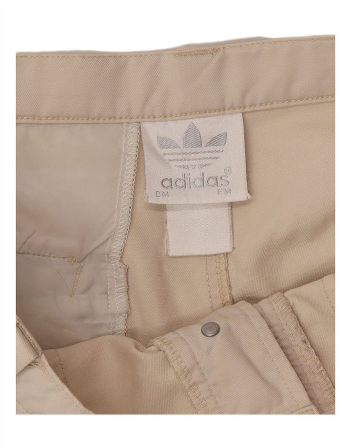 Adidas muške kargo kratke hlače srednje veličine W32 bež pamuk