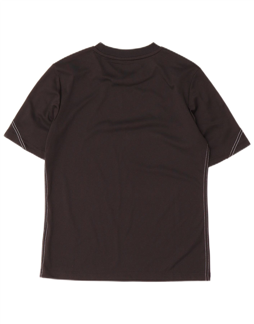 ADIDAS Boys Aeroready T-Shirt Top 11-12 Years Black Poliester
