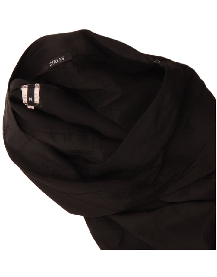 Vintage ženska suknja tulipana srednje veličine W30 crni acetat