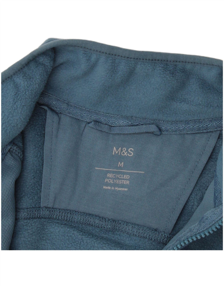 Marks & Spencer muška flis jakna UK 38 srednje plavi poliester