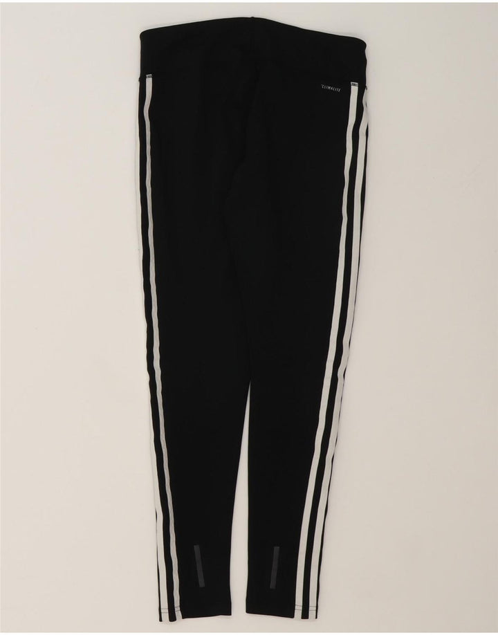 ADIDAS Womens Climalite Leggings UK 8/10 Small Black Polyester Vintage Adidas and Second-Hand Adidas from Messina Hembry 