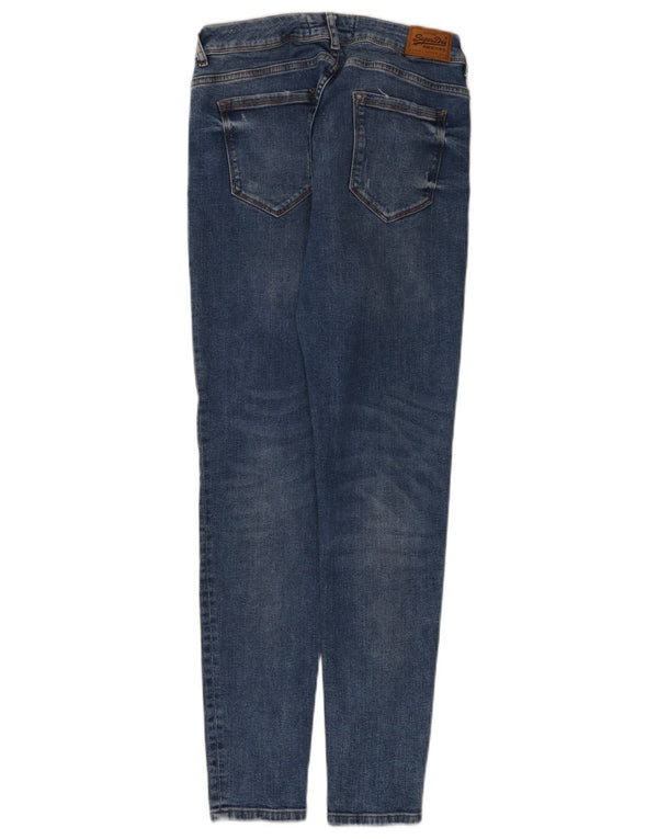 Superdry ženske uske traperice Cassie W32 L30 plavi pamuk