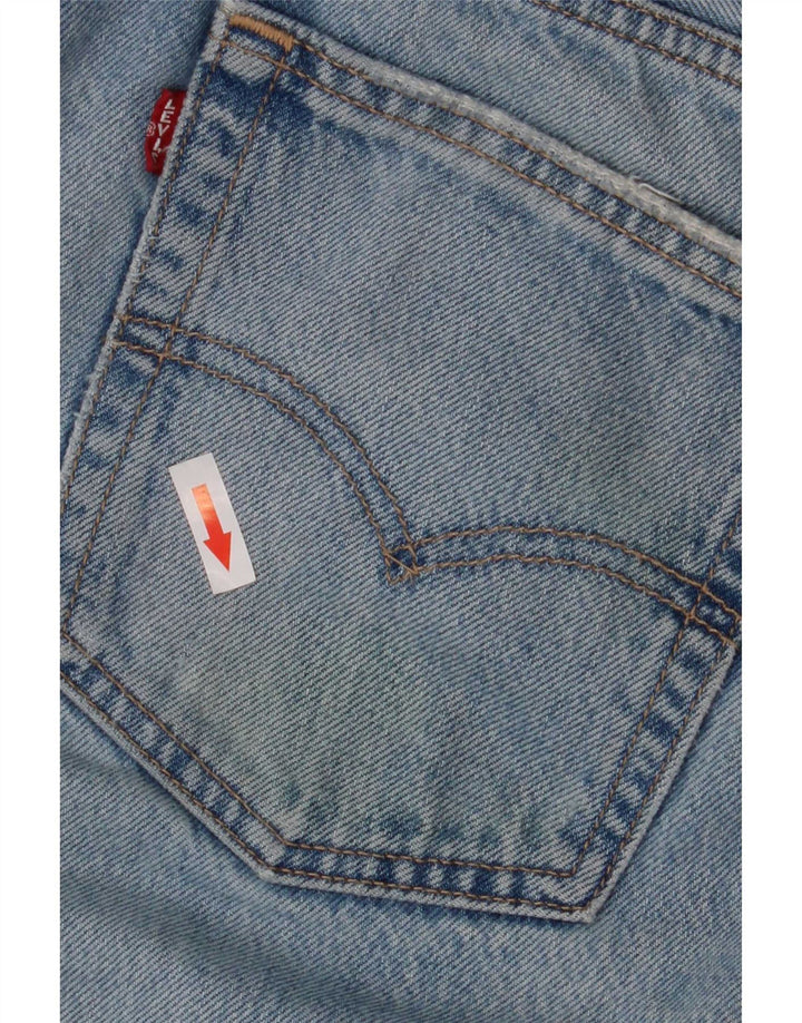 Levi's ženske traperice s otkinutim čizmama W29 L33, plavi pamuk