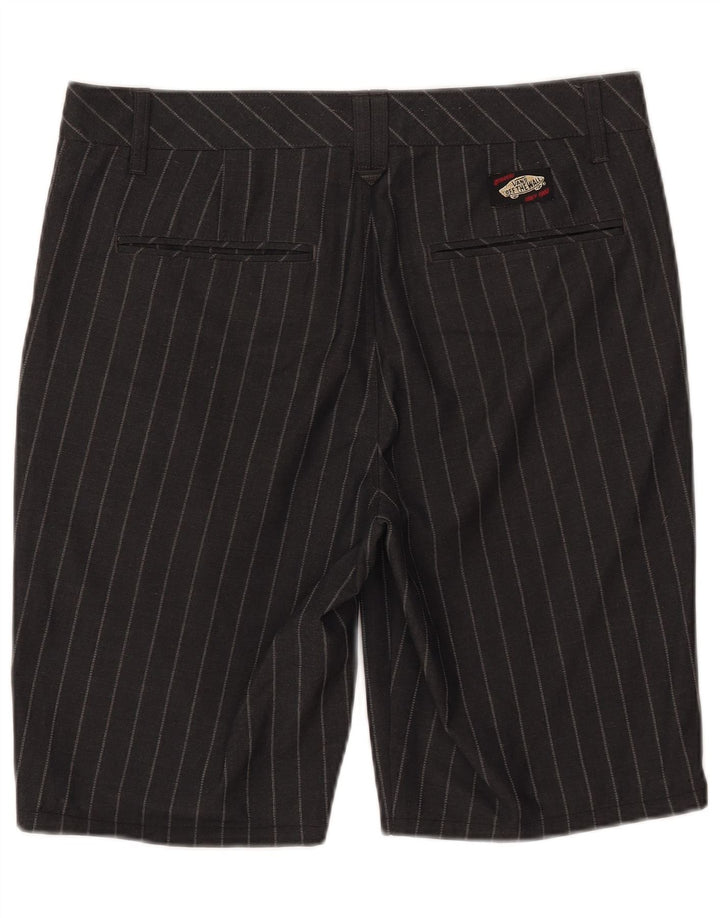 Vans Muške chino kratke hlače W32 srednje crne pruge od poliestera