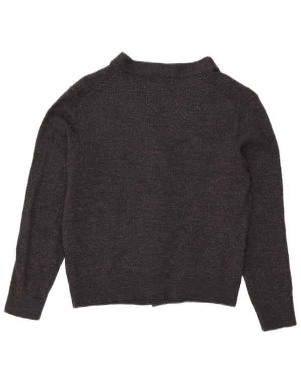 Zara Mens Cardigan Sweater XL Grey Acrylic