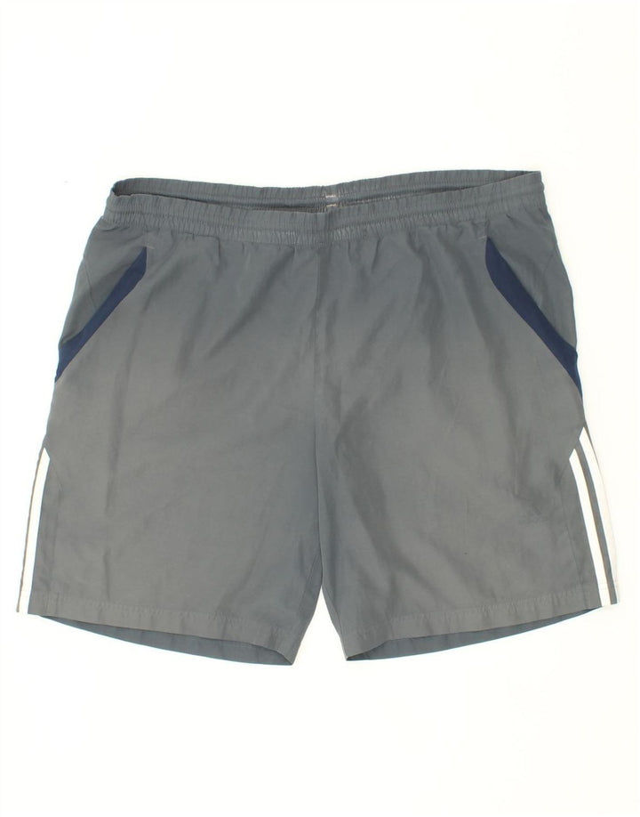 ADIDAS Mens Climalite Sport Shorts Large  Grey Polyester Vintage Adidas and Second-Hand Adidas from Messina Hembry 