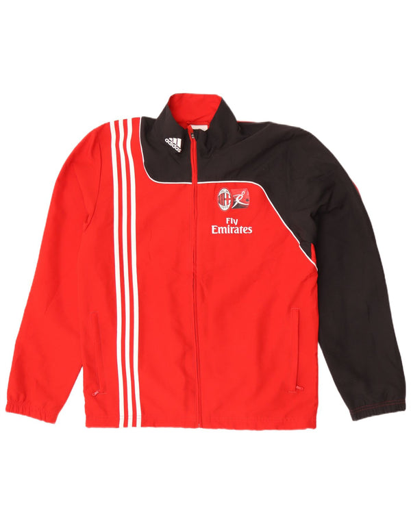 Adidas muška AC Milan trenirka gornja jakna UK 38/40 srednje crvene boje