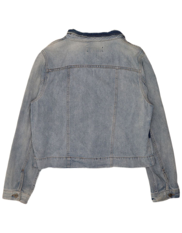 Dkny ženska jakna od kratkog trapera UK 18 XL pamuk plave boje