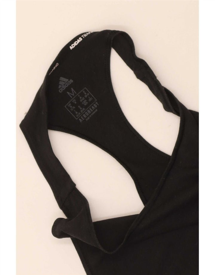 Adidas ženski gornji dio prsluka Aeroready UK 12/14 srednje crne boje