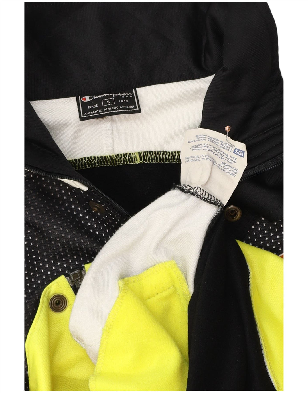 CHAMPION Muška gornja jakna trenirke s grafičkim motivima Mala crna boja