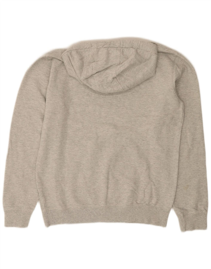 VANS Mens Graphic Hoodie Jumper Small Grey Cotton