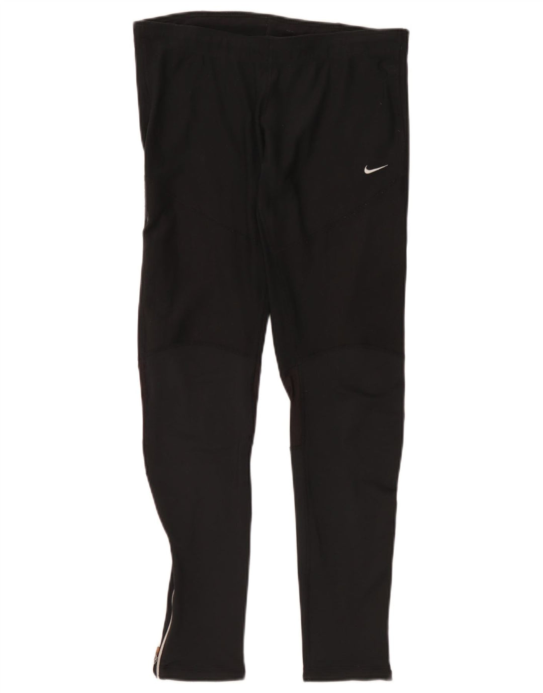 Nike Ženske Dri Fit Leggings UK 14 Srednje crni poliester