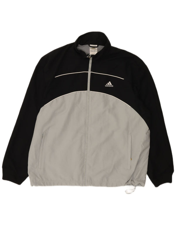 Adidas muška kišna jakna UK 44/46 veliki bijeli poliester u boji