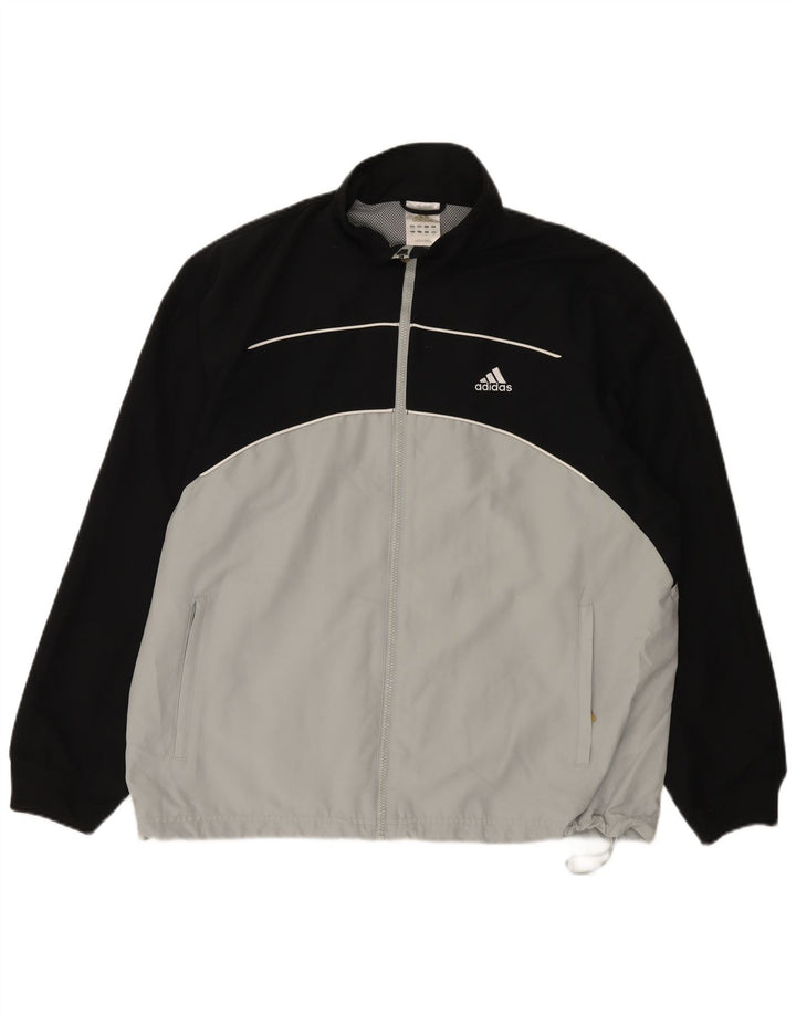 Adidas muška kišna jakna UK 44/46 veliki bijeli poliester u boji