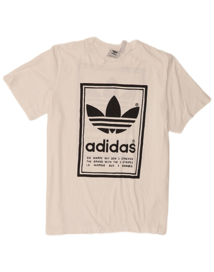 Adidas muška majica s grafičkim motivima XL bijela