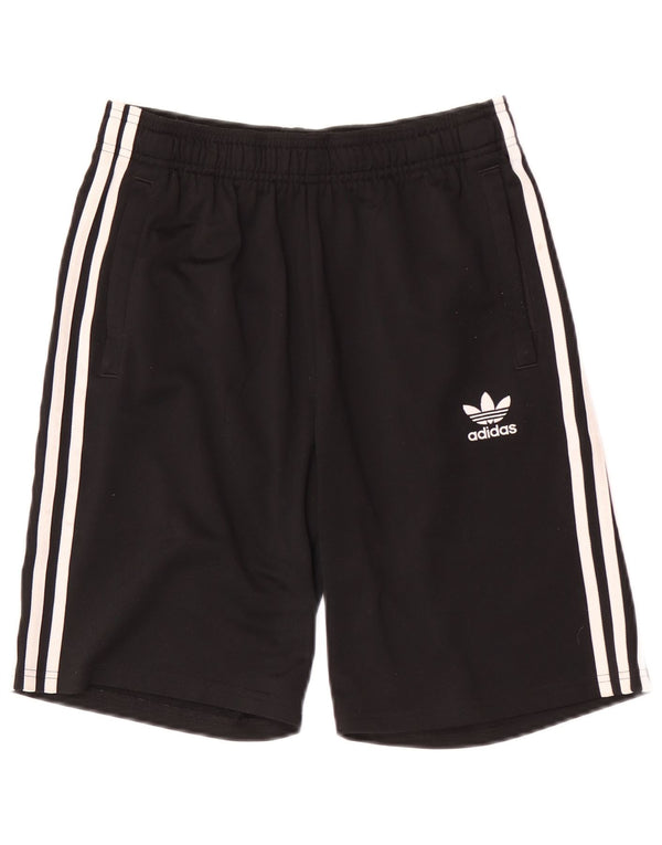 Adidas kratke sportske hlače za dječake 13-14 godina, crni poliester