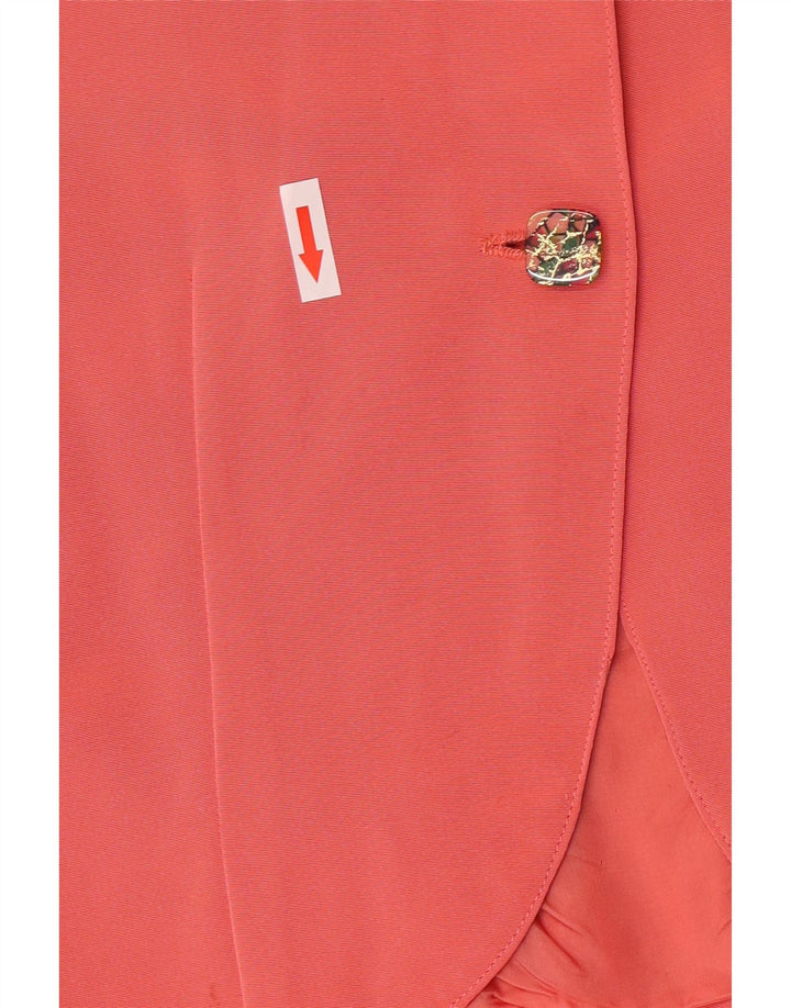 Vintage ženska crop bolero jakna UK 8 Mala ružičasta