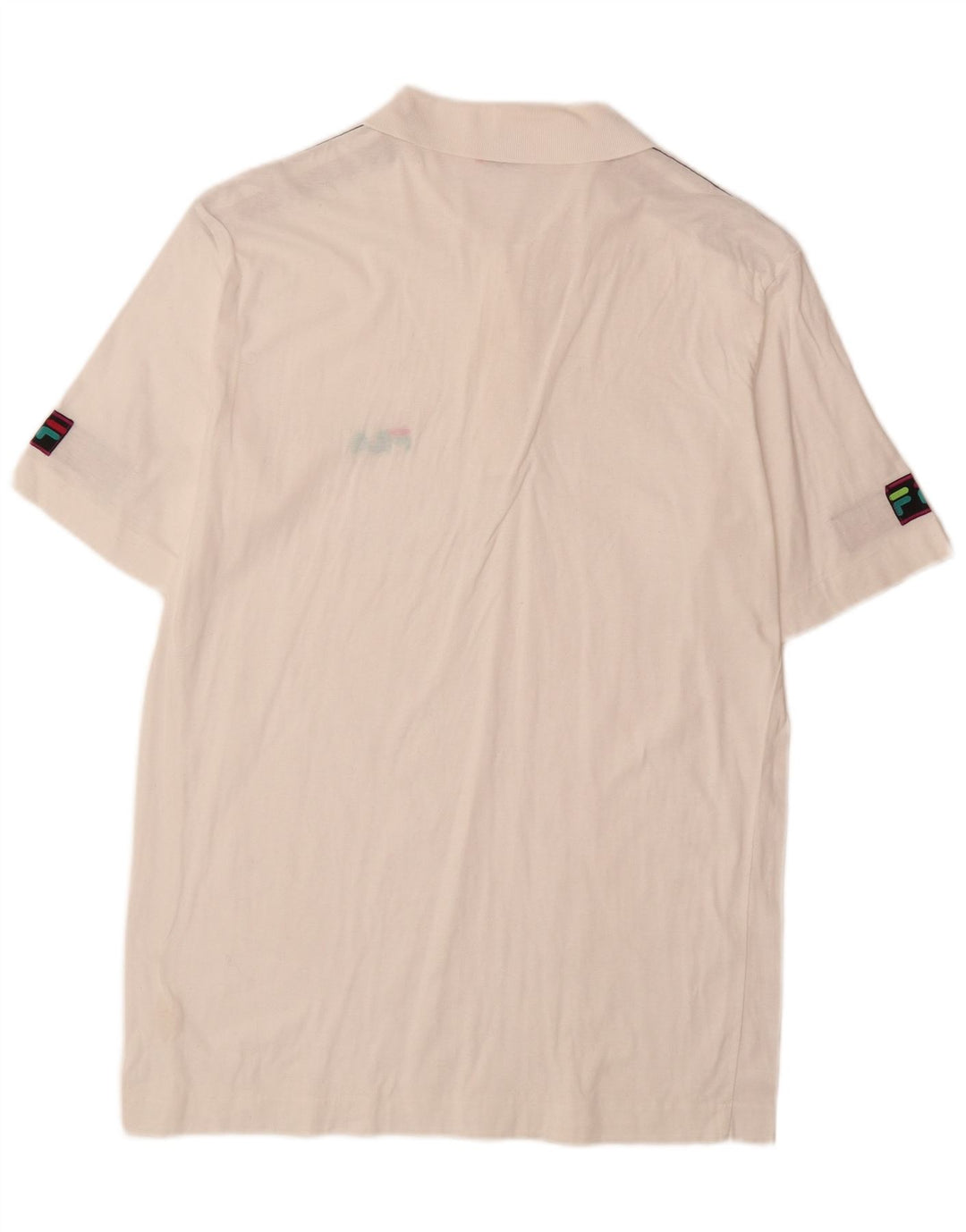 FILA muška grafička polo majica IT 50 pamuk srednje bijele boje