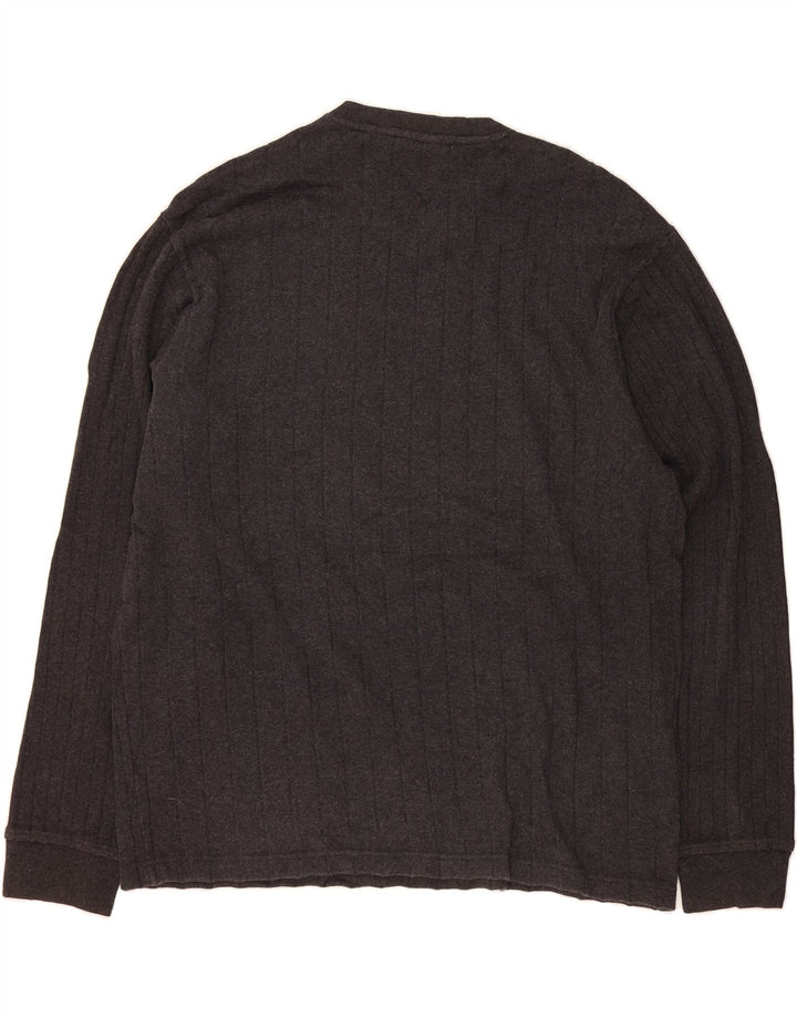 MOSSIMO Mens V-Neck Jumper Sweater 2XL Grey Cotton Vintage Mossimo and Second-Hand Mossimo from Messina Hembry 