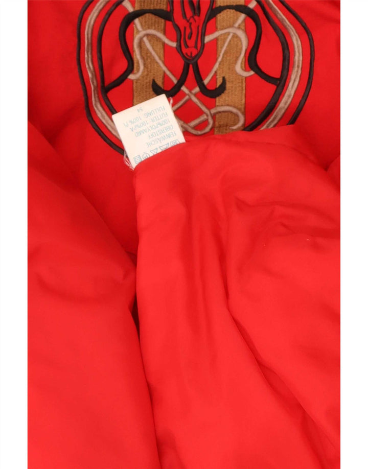 Vintage muška pomoćna jakna IT 54 2XL crveni poliamid