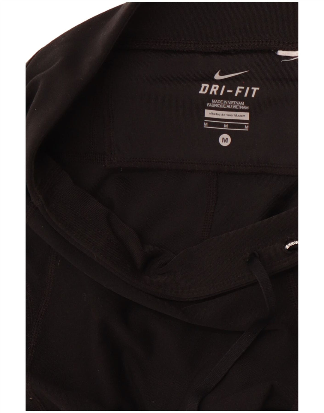 NIKE Ženske Dri Fit Leggings UK 12 srednje crne