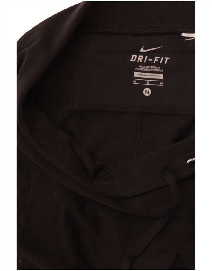 NIKE Ženske Dri Fit Leggings UK 12 srednje crne