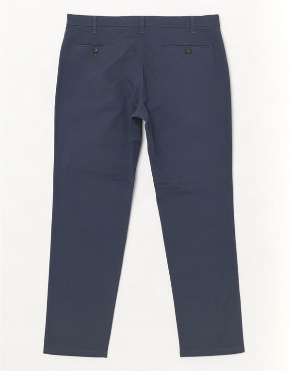 Marks & Spencer muške chino hlače standardnog kroja W38 L31 plavi pamuk