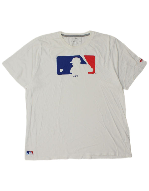 Originalna roba, muška majica kratkih rukava New Era, 3XL bijeli pamuk