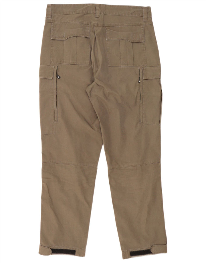 Jack Wolfskin ženske ravne kargo hlače srednje veličine W30 L30 kaki poliester
