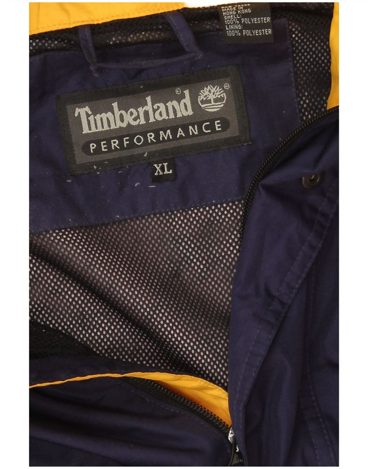 Timberland muška kišna jakna s kapuljačom UK 42 XL tamnoplava poliesterska boja